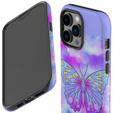 For iPhone 14 Pro Max Case Tough Protective Cover, Enchanted Butterfly | iCoverLover Australia