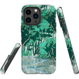 For iPhone 14 Pro Max Case Tough Protective Cover, Green Nature | iCoverLover Australia