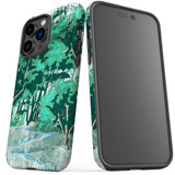 For iPhone 14 Pro Max Case Tough Protective Cover, Green Nature | iCoverLover Australia