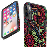 For iPhone 11 Pro Max Case Tough Protective Cover Dotted Abstract Painting | iCoverLover Australia