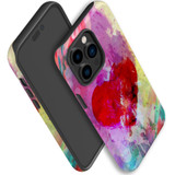 For iPhone 14 Pro Max Case Tough Protective Cover, Heart Painting | iCoverLover Australia