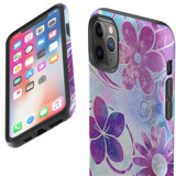 For iPhone 11 Pro Max Case Tough Protective Cover Flower Swirls | iCoverLover Australia