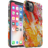 For iPhone 11 Pro Max Case Tough Protective Cover Flowing Colors | iCoverLover Australia