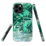 For iPhone 12 Pro Max Case Tough Protective Cover Green Nature | iCoverLover Australia