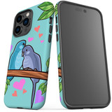 For iPhone 14 Pro Max Case Tough Protective Cover, Birds In Love | iCoverLover Australia