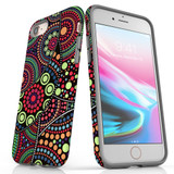 For iPhone SE 5G (2022)/SE (2020)/8/7 Case Tough Cover Dotted Abstract Painting | iCoverLover Australia