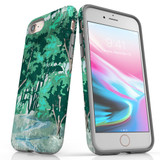 For iPhone SE 5G (2022)/SE (2020)/8/7 Case Tough Protective Cover Green Nature | iCoverLover Australia