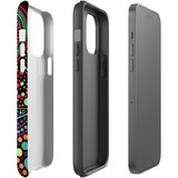 For iPhone 14 Pro Case Tough Protective Cover, Dotted Abstract Painting | iCoverLover Australia