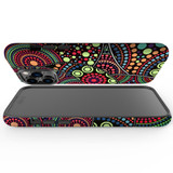 For iPhone 14 Pro Case Tough Protective Cover, Dotted Abstract Painting | iCoverLover Australia