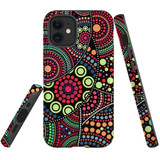 For iPhone 12 Mini Case Tough Protective Cover Dotted Abstract Painting | iCoverLover Australia