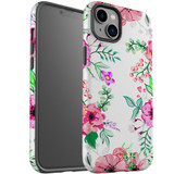 For iPhone 14 Plus Case Tough Protective Cover, Floral Garden | iCoverLover Australia