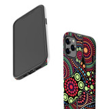 For iPhone 12 Pro Max Case Tough Protective Cover Dotted Abstract Painting | iCoverLover Australia