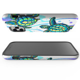 For iPhone 12 Pro Max Case Tough Protective Cover Swimming Turtles | iCoverLover Australia