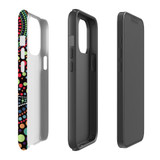 For iPhone 13 Pro Case Tough Protective Cover Dotted Abstract Painting | iCoverLover Australia