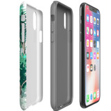 For iPhone XS & X Case Tough Protective Cover Green Nature | iCoverLover Australia