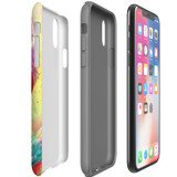 For iPhone XS & X Case Tough Protective Cover Heart Painting | iCoverLover Australia