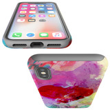 For iPhone XS & X Case Tough Protective Cover Heart Painting | iCoverLover Australia