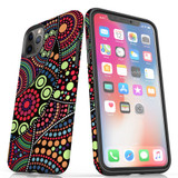 For iPhone 11 Pro Case Tough Protective Cover Dotted Abstract Painting | iCoverLover Australia