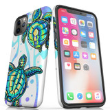 For iPhone 11 Pro Case Tough Protective Cover Swimming Turtles | iCoverLover Australia