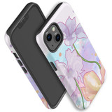 For iPhone 13 Case, Protective Back Cover, Watercolour Floral | iCoverLover Australia