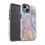 For iPhone 13 Case, Protective Back Cover, Watercolour Floral | iCoverLover Australia