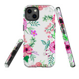 For iPhone 13 Case, Protective Back Cover, Floral Garden | iCoverLover Australia