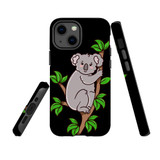 For iPhone 13 mini Case, Protective Back Cover, Koala Illustration | iCoverLover Australia