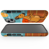 For iPhone 13 mini Case, Protective Back Cover, Kangaroo Illustration | iCoverLover Australia