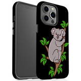 For iPhone 13 Pro Max Case, Protective Back Cover, Koala Illustration | iCoverLover Australia