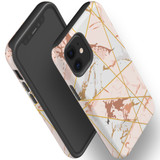 For iPhone 12 Mini Case Tough Protective Cover Marble Patterned | iCoverLover Australia