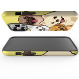 For iPhone 13 Pro Case, Protective Back Cover, Illustrated Puppies | iCoverLover Australia