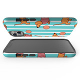 For iPhone 13 Case, Protective Back Cover, Dachshund Dogs Cute | iCoverLover Australia