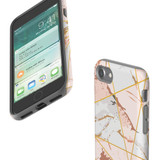 For Apple iPhone SE 5G (2022)/SE (2020)/8/7 Case Tough Protective Cover Marble Patterned | iCoverLover Australia