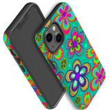 For iPhone 13 mini Case, Protective Back Cover, Retro Floral Design | iCoverLover Australia