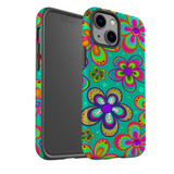 For iPhone 13 mini Case, Protective Back Cover, Retro Floral Design | iCoverLover Australia