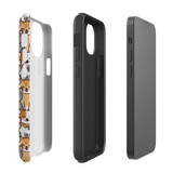 For iPhone 13 mini Case, Protective Back Cover, Seamless Cats | iCoverLover Australia