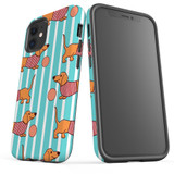 For iPhone 12 Mini Case Tough Protective Cover Dachshund Cute | iCoverLover Australia