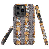 For iPhone 13 Pro Case, Protective Back Cover, Seamless Cats | iCoverLover Australia