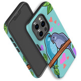 For iPhone 13 Pro Max Case, Protective Back Cover, Birds In Love | iCoverLover Australia
