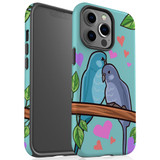 For iPhone 13 Pro Max Case, Protective Back Cover, Birds In Love | iCoverLover Australia