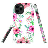 For iPhone 12 & 12 Pro Case Tough Protective Cover Floral Garden | iCoverLover Australia