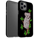 For iPhone 12 & 12 Pro Case Tough Protective Cover Koala Illustration | iCoverLover Australia