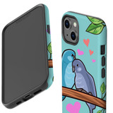 For iPhone 13 Case, Protective Back Cover, Birds In Love | iCoverLover Australia