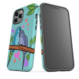For iPhone 12 Pro Max Case Tough Protective Cover Birds In Love | iCoverLover Australia