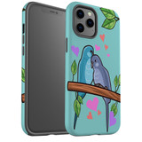 For iPhone 12 & 12 Pro Case Tough Protective Cover Birds In Love | iCoverLover Australia