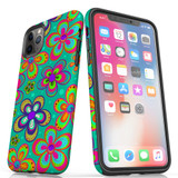 For iPhone 11 Pro Max Case Tough Protective Cover Retro Floral | iCoverLover Australia