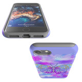 For Apple iPhone SE 5G (2022)/SE (2020)/8/7 Case Tough Protective Cover Butterfly Enchanted | iCoverLover Australia