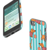 For Apple iPhone SE 5G (2022)/SE (2020)/8/7 Case Tough Protective Cover Dachshund Cute | iCoverLover Australia