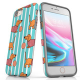 For Apple iPhone SE 5G (2022)/SE (2020)/8/7 Case Tough Protective Cover Dachshund Cute | iCoverLover Australia