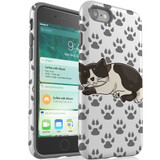 For Apple iPhone SE 5G (2022)/SE (2020)/8/7 Case Tough Protective Cover Tuxedo Cat | iCoverLover Australia